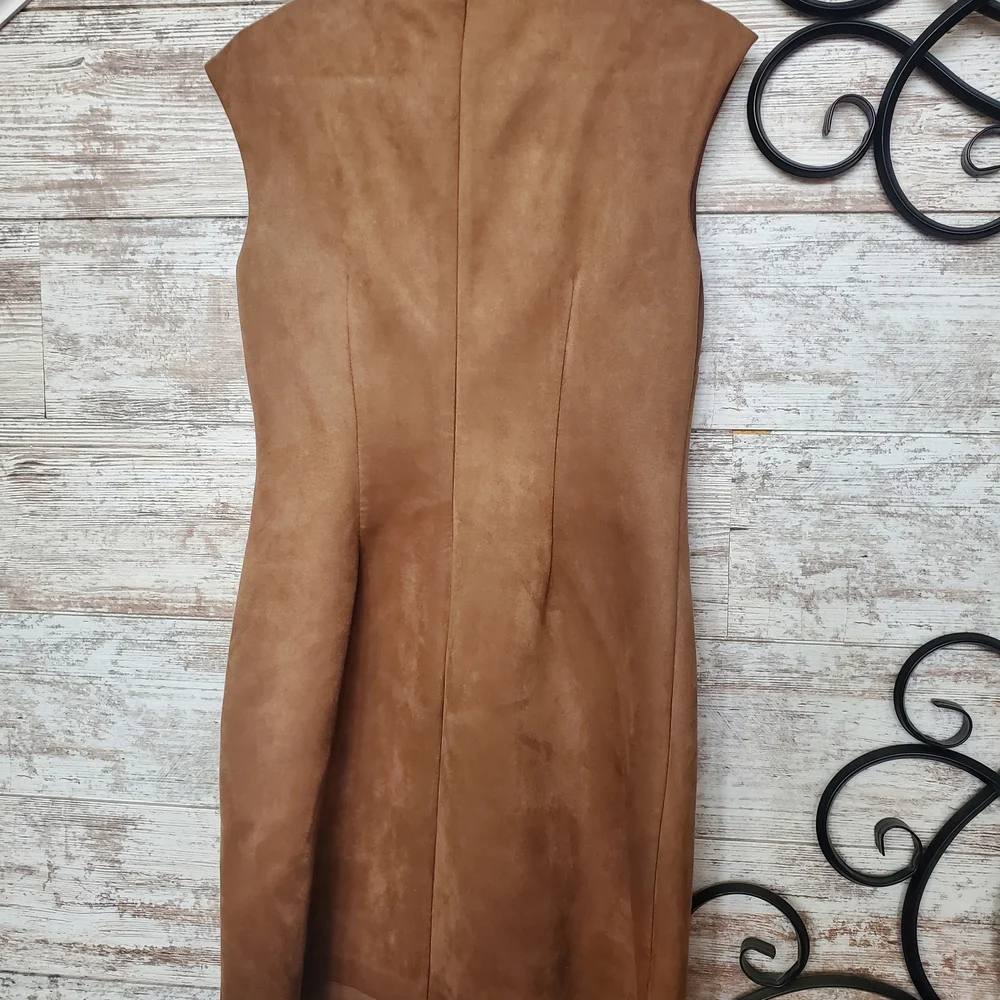 Vince Camuto Brown Studded Women's Dress - Picture 4 of 4